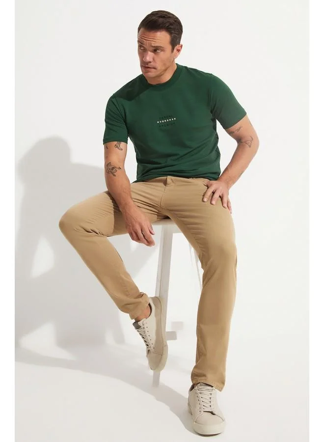 JUNE June Men Printed T-Shirt Emerald