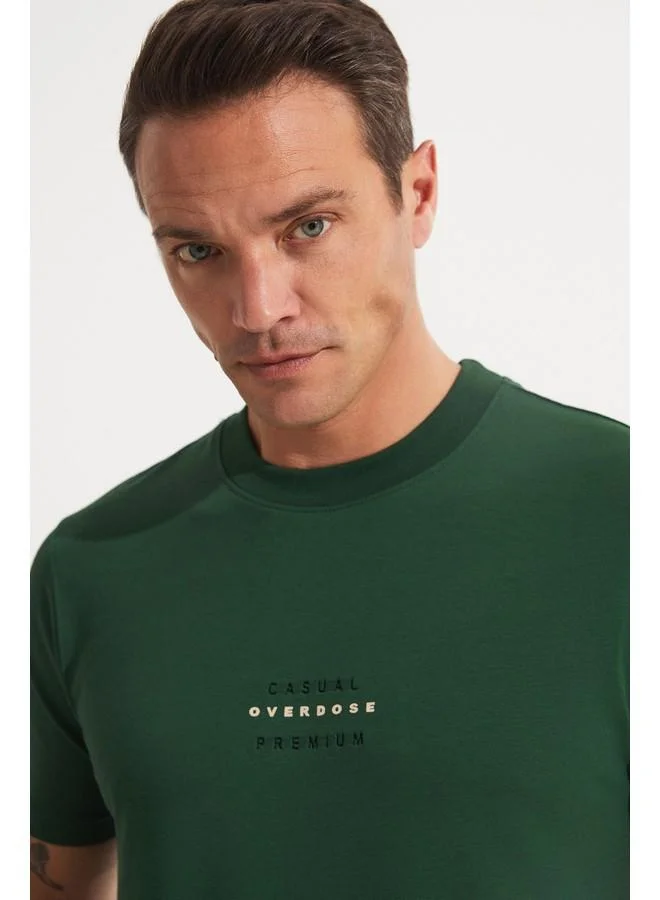 JUNE June Men Printed T-Shirt Emerald