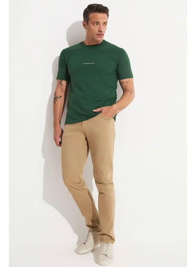 JUNE June Men Printed T-Shirt Emerald