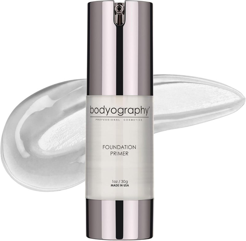 Bodyography Foundation Primer - Clear Anti-Aging Makeup Primer with Vitamin E, Jojoba, and Grapeseed Oil - Image 1