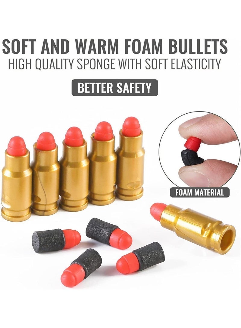 Moonmen Soft Bullet Gun Toy, Shell Ejection Toy Gun, Foam Blaster Pistol Toys with Magazine and EVA Bullets, Children's Gift - Image 5
