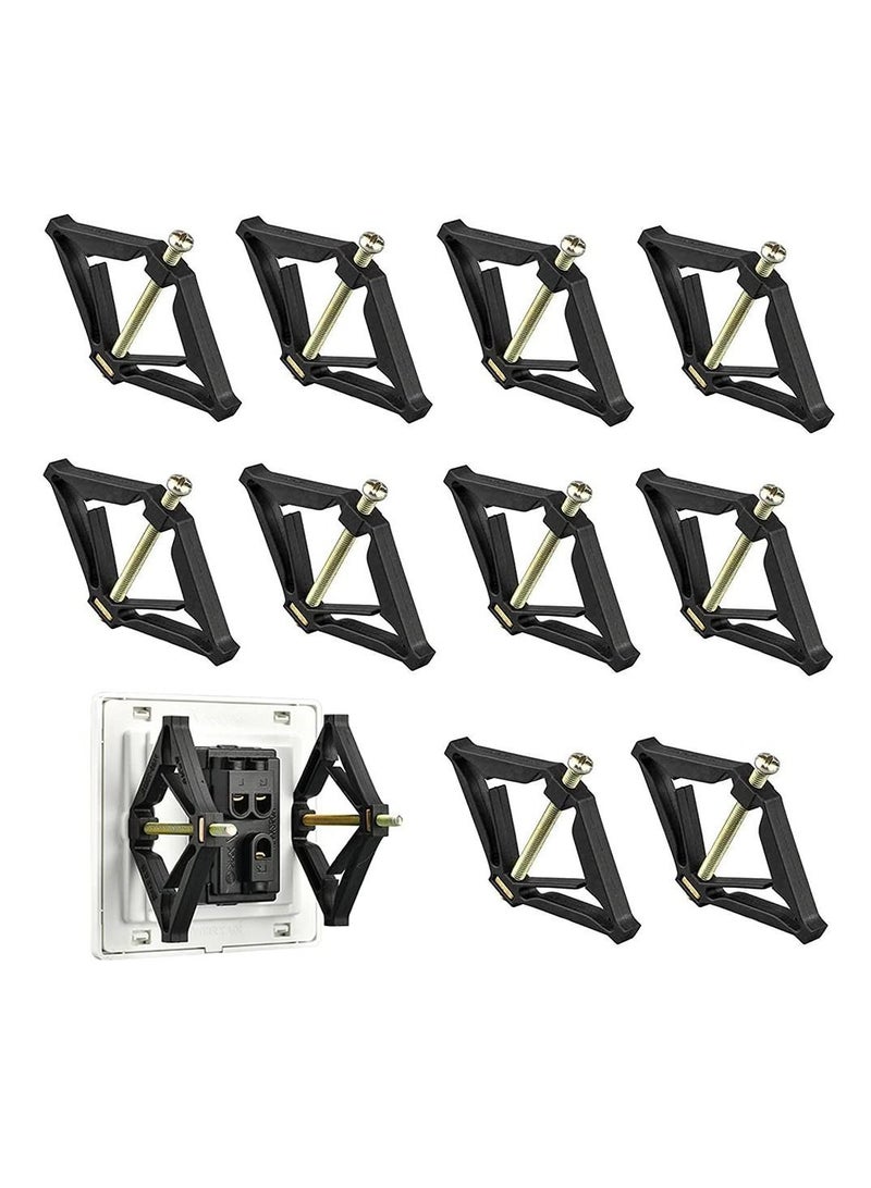 Wall Mount Switch Box Repair Tool Cassette Repairer Support Rod for Type 86 Socket Bottom (10 Pieces) - Image 1