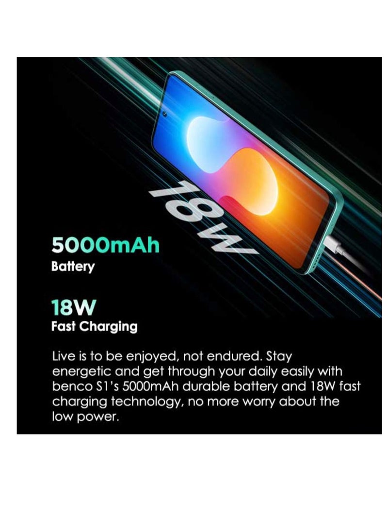 benco - Lava Benco S1 Dual SIM Emerald Green 6GB RAM 128GB 4G LTE - UAE Version - Image 1