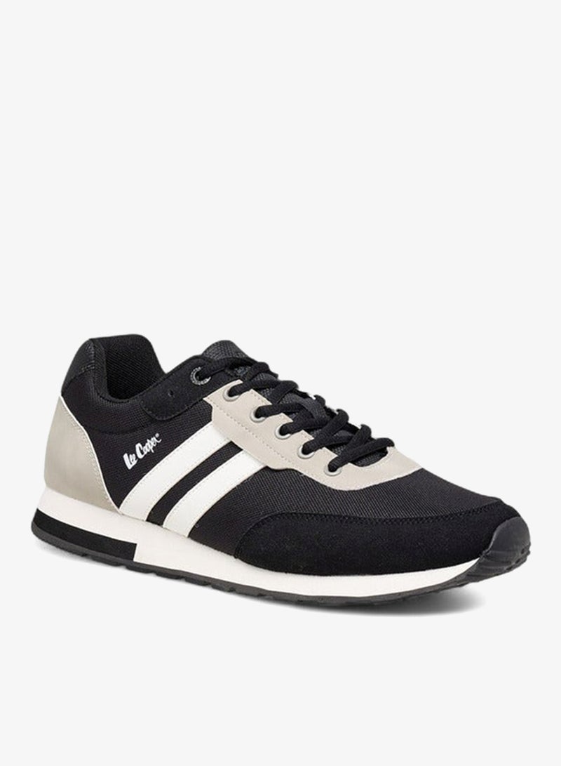 Lee Cooper Men's Panelled Sneakers with Lace-Up Closure - Image 1