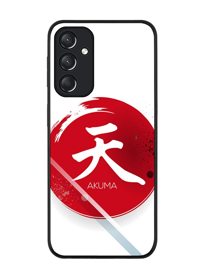 Stylizedd Rugged Black edge case for Samsung Galaxy A05s, Slim fit Soft Case Flexible Rubber Edges Anti Drop TPU Gel Thin Cover- I Am Akuma - Image 1