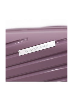 GIORDANO Unbreakable Hardshell PP Luggage Set with 8 Wheels Thick Shell Multi Layer PP 3 Pieces Set, 20, 24, 28 Inch (Purple)  - Image 4