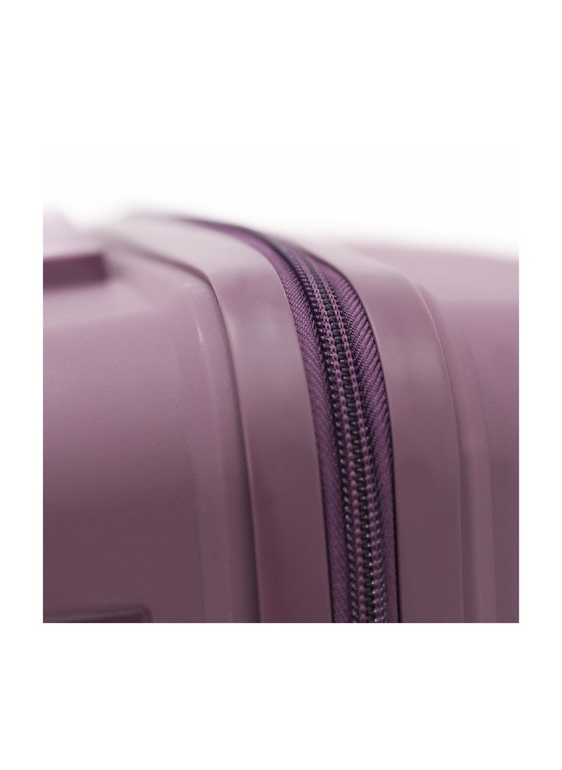 GIORDANO Unbreakable Hardshell PP Luggage Set with 8 Wheels Thick Shell Multi Layer PP 3 Pieces Set, 20, 24, 28 Inch (Purple)  - Image 5