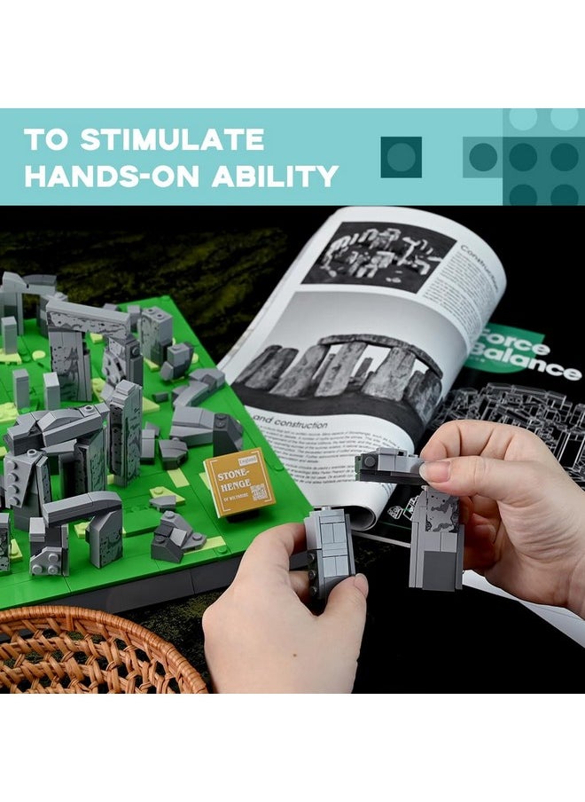 ARTORBRICKS ArtorBricks Architectural Stonehenge of England Large Collection Building Set Model Kit and Gift for Adults (753 Pieces)  - Image 4