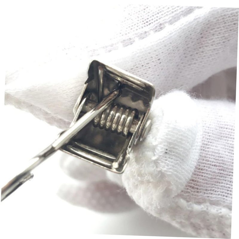 Heavy Duty Iron Curtain Clips Waterproof Drapes Hangers 50pcs Silver - Image 3
