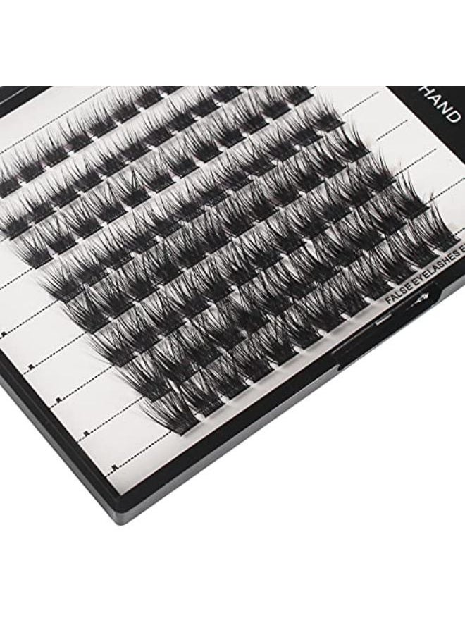Bodermincer 8101214Mm Mixed,10121416Mm Mixed Length Segmented Cluster Eyelash Extensions 0.07Mm Thickness Home Eyelash Extension Strip Eyelashes Individual Lashes Natural Style (10121416Mm Mixed)  - Image 2