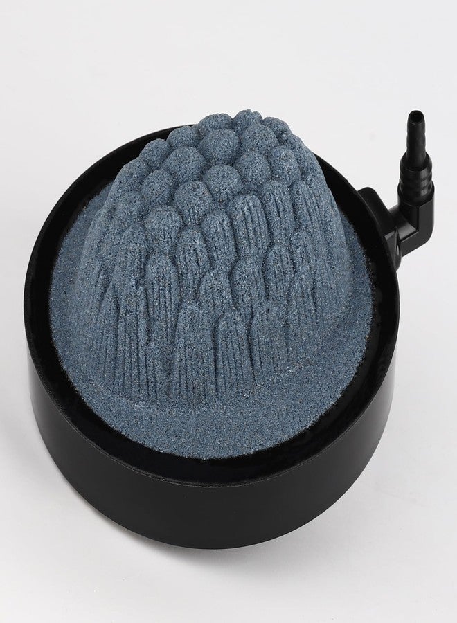 هايغر حجر تهوية مزخرف لحوض السمك من هيغر، حجر فقاعات منحوت مائي، طقم موزع أكسجين ذو طابع بحري لحوض السمك لتزيين وتنسيق أحواض السمك (على شكل تلة) - Image 1