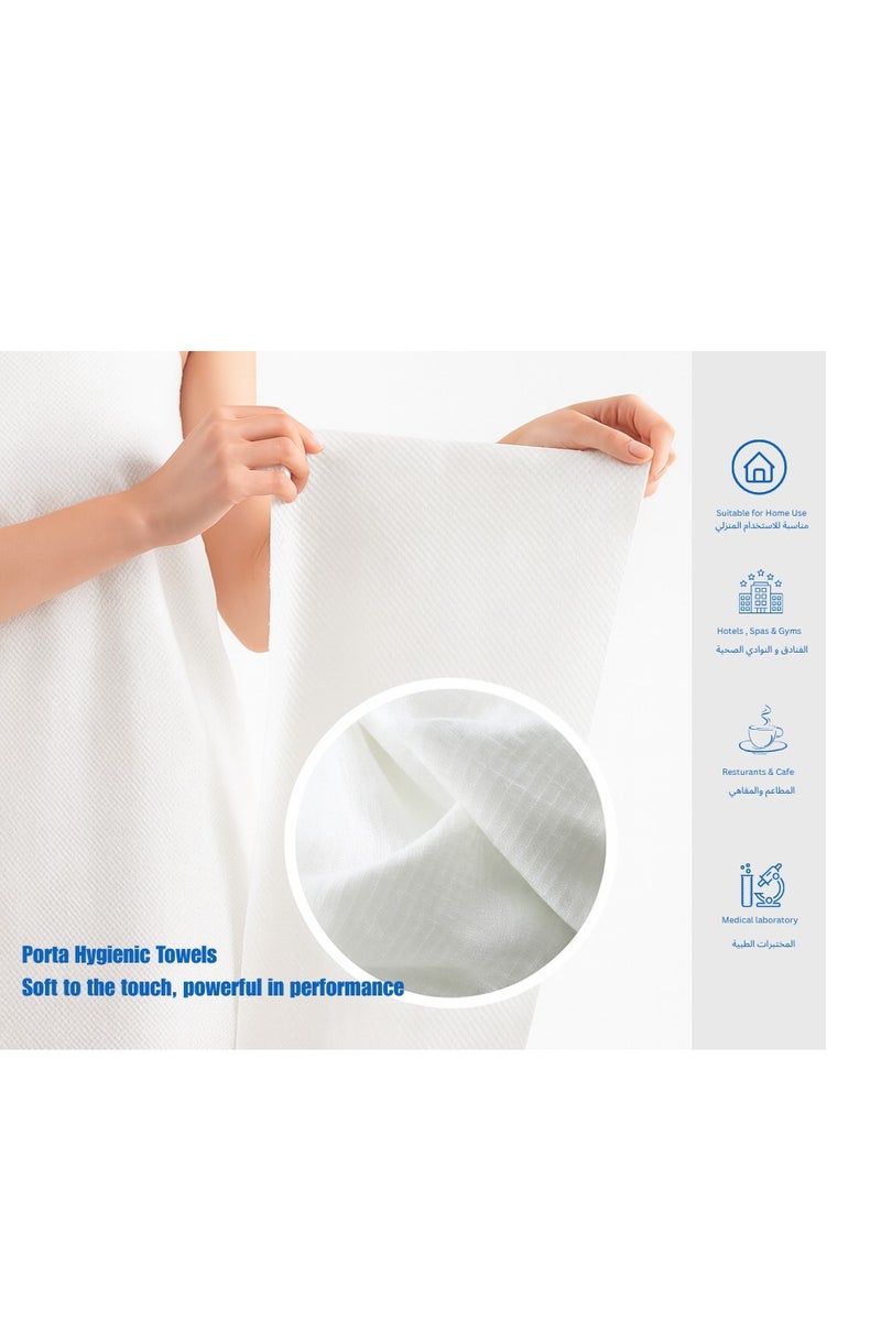 PORTA Porta Disposable Hygienic Towels – 100 Pcs (25×40 cm) - Image 4