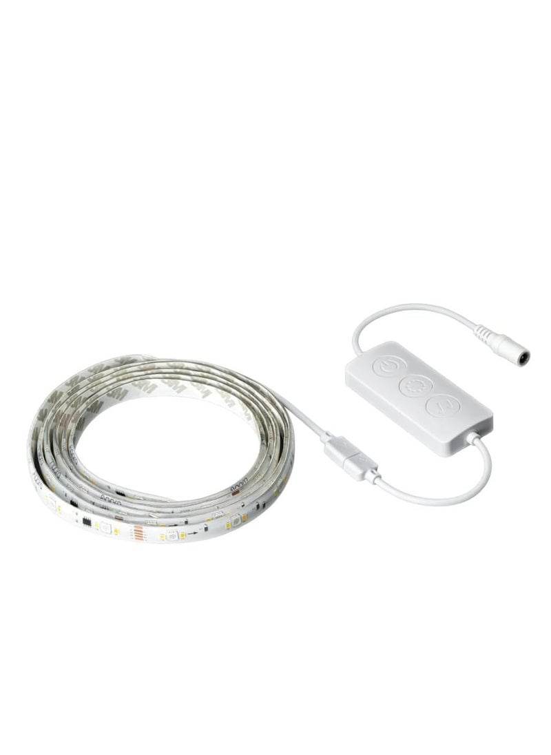 أكارا شريط LED T1 مع المادة، يتطلب محور Zigbee 3.0، أضواء شريط LED 6.5 قدم RGB+IC مع 16 مليون لون/تأثيرات متدرجة بيضاء/قابلة للضبط، يدعم Apple Home وAlexa  - Image 2