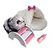 VOLOBE Silicone Panda 5 Inches Soft Mini Realistic Panda as Silicone Piglet Companion with Accessories for Kids Boy Girl Birthday Gift Panda - Image 2