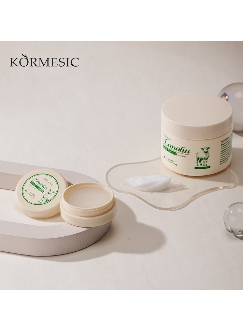 Kormesic زيت الأغنام متصدع الجلد إصلاح كريم 15 جرام ترطيب عميق والجلد مهدئ - Image 3