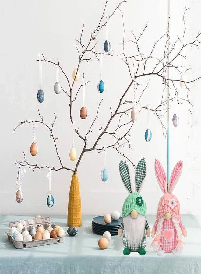 CRCZK Easter Gnomes Decorations, 2 Pcs Plush Easter Bunny Handmade Swedish Tomte Elf Stuffed Doll Rabbit Gifts Cute Easter Faceless Dwarf Bunny Household Ornaments, Home Decor - Image 5