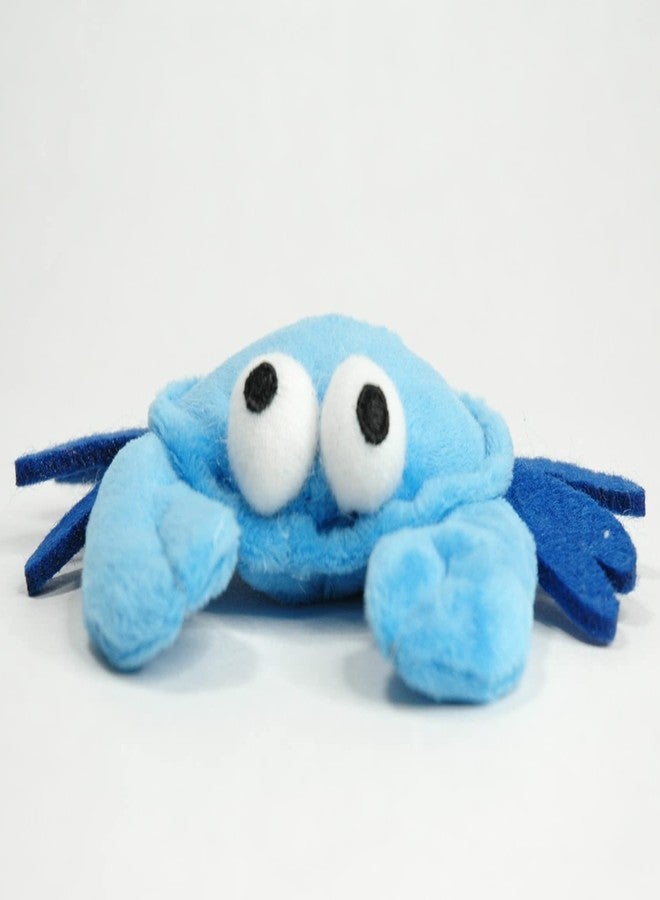 Glory To Dog لعبة سلطعون أزرق قطيفة من Glory To Dog TinyToy للكلاب الصغيرة - Image 2
