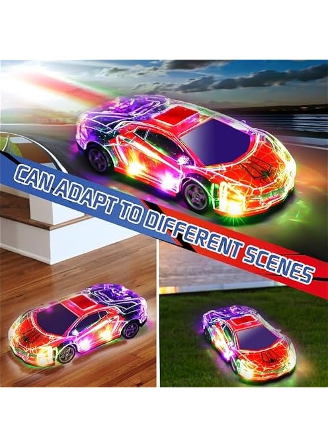 Loquat Remote Control Car for Boys - Splder Themed Cars with Cool Light Mini RC Racing Car 1:24 Sport Hobby RC Car Toys   Birthday Surprise for Kids Boy Fans - Image 5