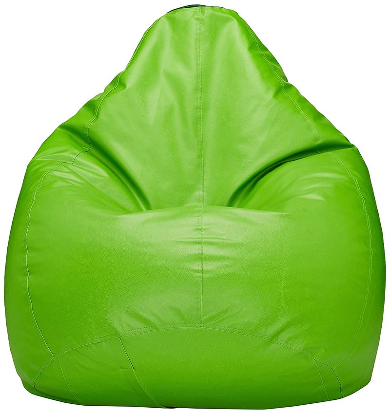 Generic LEXAVI Brand Combo Beanbag with Footrest Prefilled with Beans XXXL Green  - Image 3