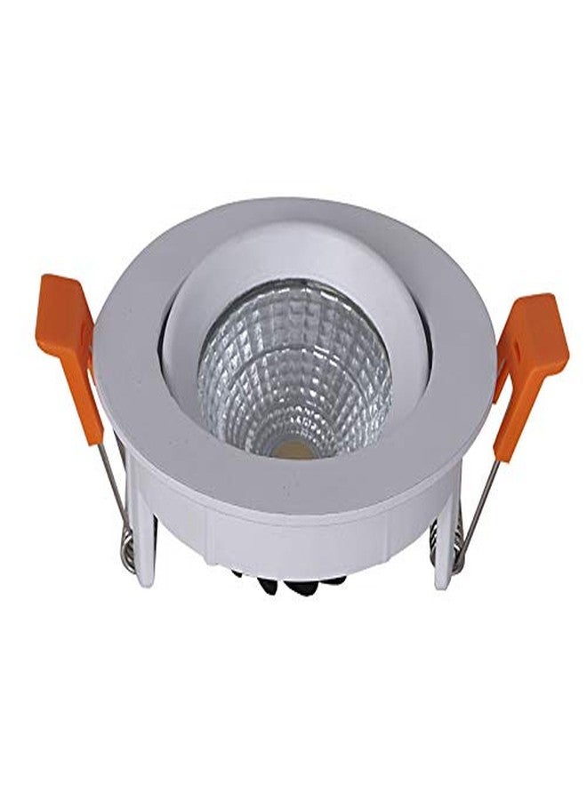 LEDOLUX 3Watt Spot/Down light Round Cool White(6000K) (Pack of 2) - Image 4