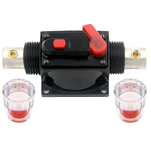 ZOOKOTO 60 Amp Circuit Breaker with Manual Reset Fuse Holder Solar Panel Fuse for Auto Car Marine Boat Stereo Switch Audio Inverter System Protection - Image 4
