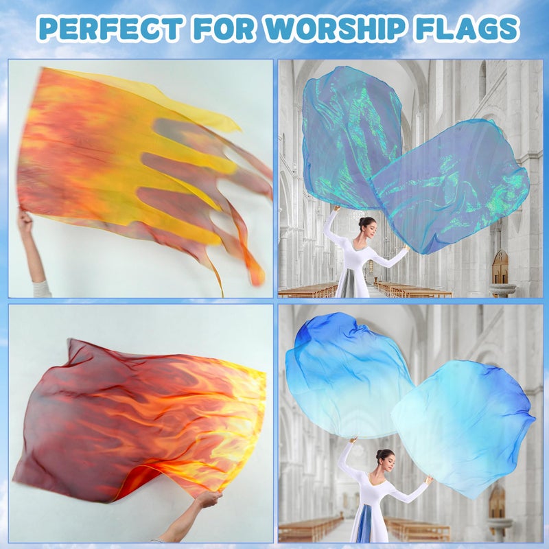 Baisdan 27.56" Fiberglass Flexible Rods for Worship Flags, Flexi Rods for Praise Dance Flags, Flexible Flag Poles, 10Pack - Image 5