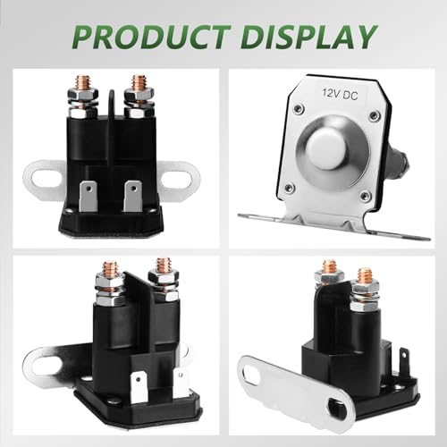 Tecreddy Starter Solenoid for John Deere AM138068 Cub Cadet 725-04439 MTD Troy-Bilt Trombetta 862-1211-211-16 Riding Lawn Mower Tractor - Image 4