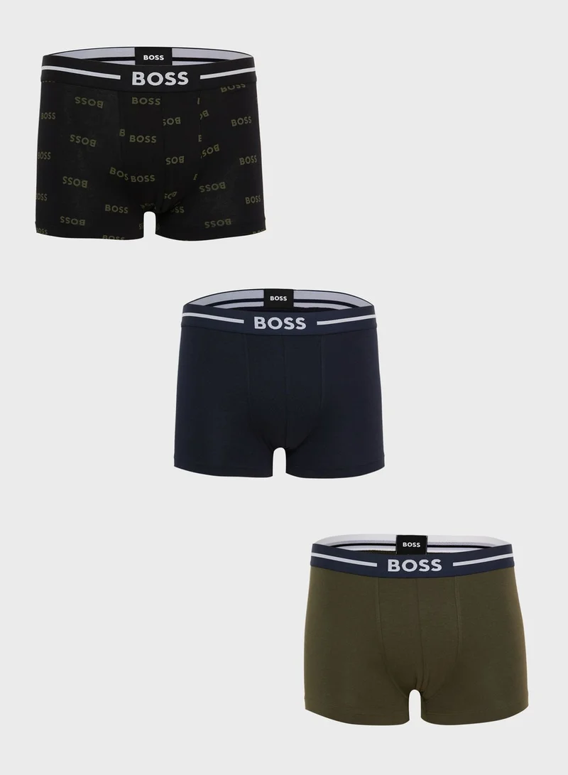 BOSS 3 Pack Assorted Boxers