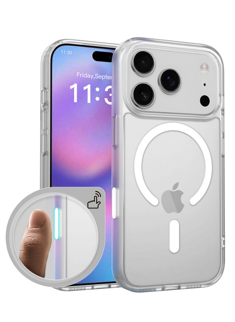 X-level iPhone 17 Pro Max MagSafe Case Magnetic Back Cover,【 Shockproof Protection】Translucent Matte Back, Slim Phone Cover with Strong Magnet for Apple 17 Pro-Max -2025 (White) - Image 1