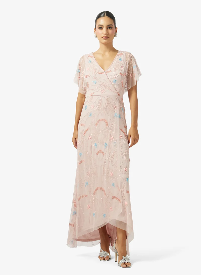 Sequined Evening Gown