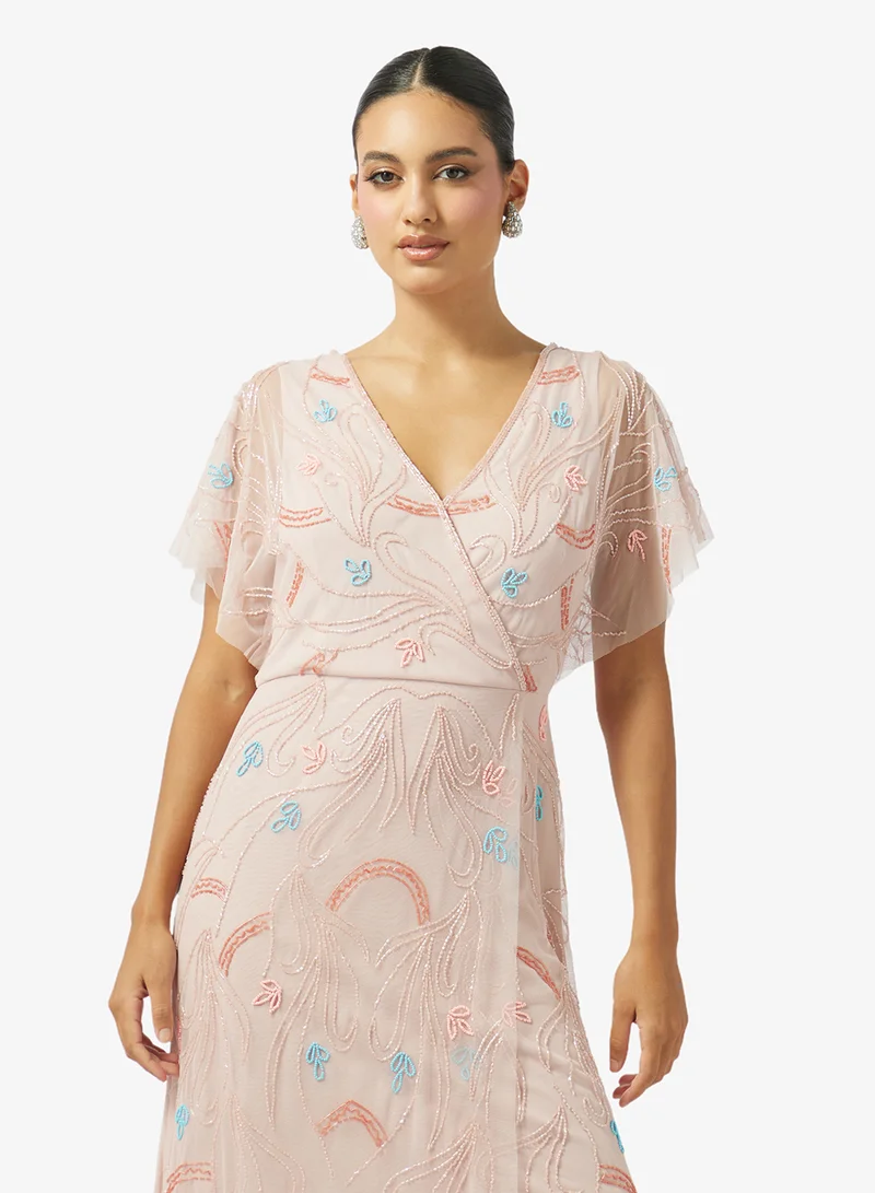 Namshi x  Sequined Evening Gown for Women | Best Price UAE