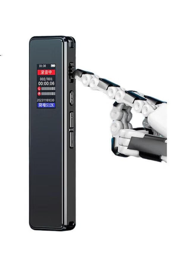 Newsmy Newman Voice Recorder H5 64Gb One-Button Recording Professional Hd Long-Range Voice-Controlled Noise Reduction For Study, Interviews, Meetings, Training, Ultra-Long Standby Recording Device Black - Image 3