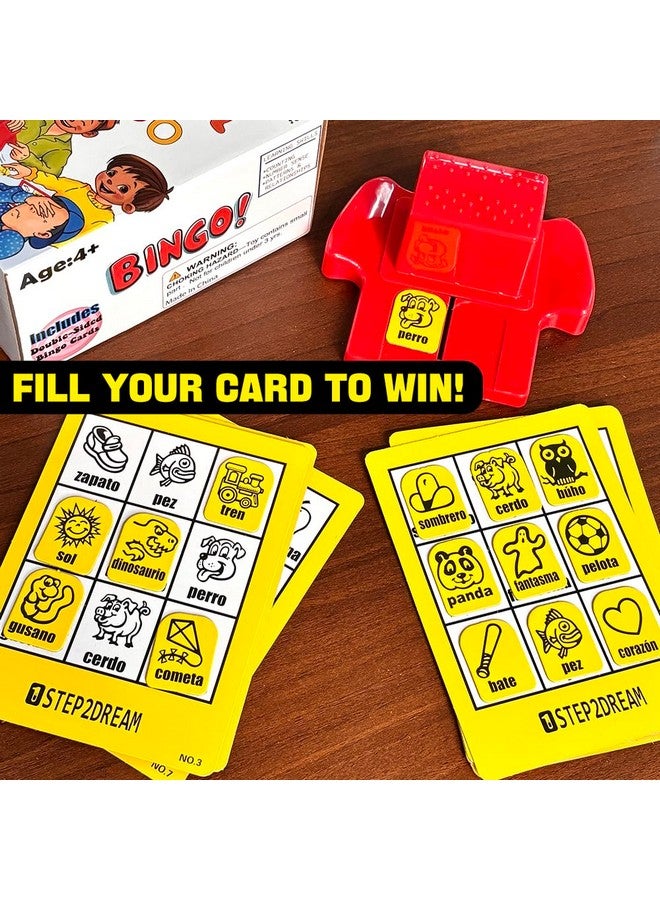 Magictodoor Magictodoor Spanish Vocabulary Bingo for Kids | Educational Learning with Sight Words | Boosts Language and Matching Skills | Ideal for Classroom and Home Use | Spanish Board Game - Image 5