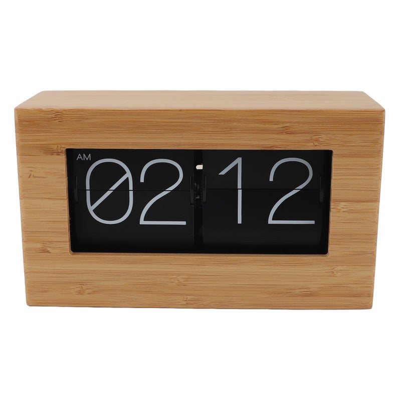 Automatic Page Turning Clock Vintage 12 Hours Digital Display Mechanical Flip Down Clock for Home Living Room Office Decor - Image 2