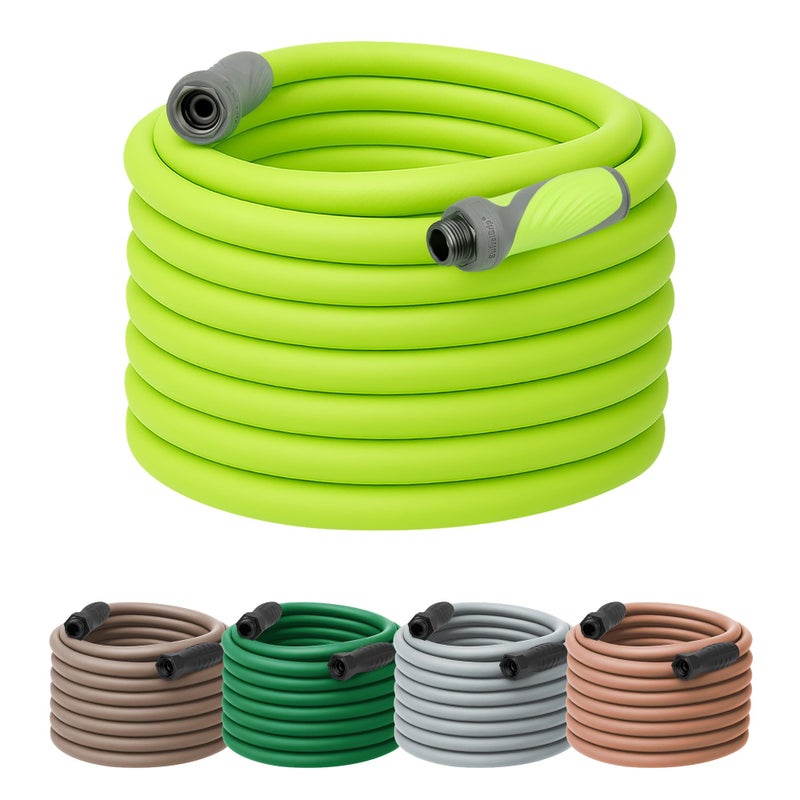 Flexzilla Garden Hose with SwivelGrip, 5/8 in. x 100 ft., Lightweight All-Weather Water Hose, Durable and Flexible, Leak-Free Connections - Image 1