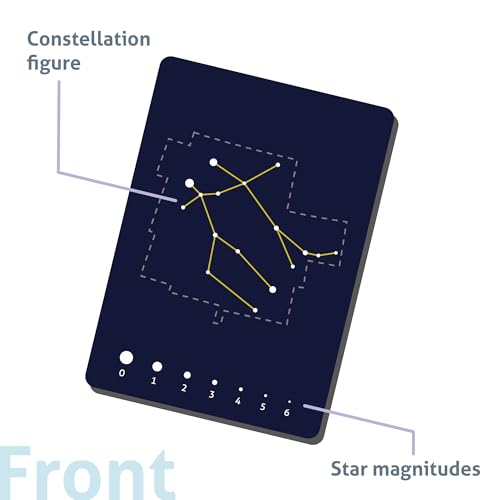 CARDDIA The 88 Astronomical Constellations Educational Flashcards Ideal for Astronomy Students and Educators - Image 5