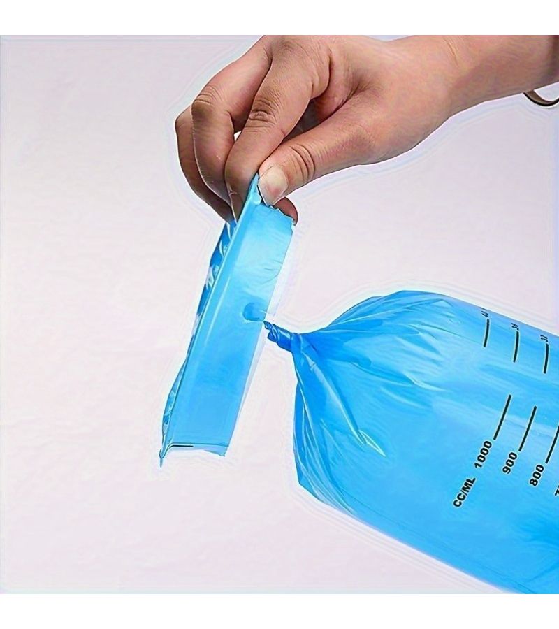 30 حقيبة تقيؤ disposable مقاومة للتسرب، عديمة الرائحة، بتصميم سهل الفتح للاستخدام في السفر، دوار السيارة، والحمل، مصنوعة من مادة PE عالية الجودة والمتينة. - Image 2