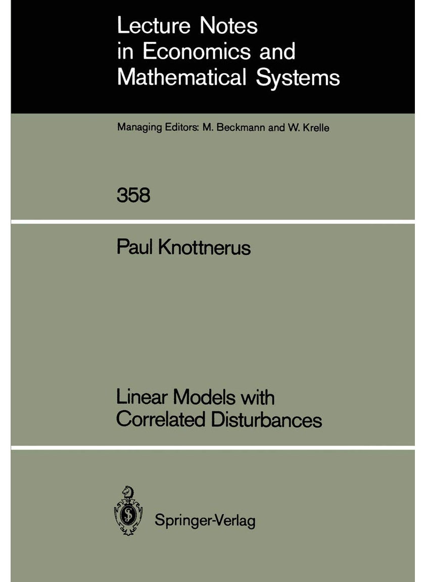 Linear Models with Correlated Disturbances 