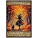 Artinhand Great Jigsaw Puzzles for Adults 300 Pieces Black Witch Once Upon A Time There was A Girl Who Really Loved Cats Halloween Puzzles for Adults Toys Gift Family Decoration Kids Puzzle - Image 2