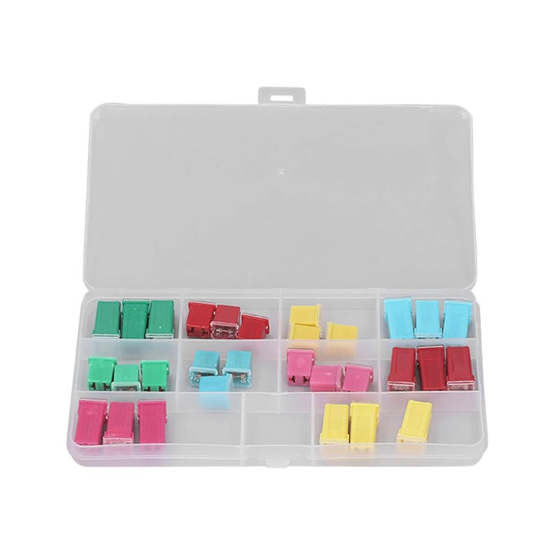 30 قطعة من مجموعة ملحقات السيارات الكهربائية مع علبة تخزين بلاستيكية 32 فولت 2060 أمبير - Image 1