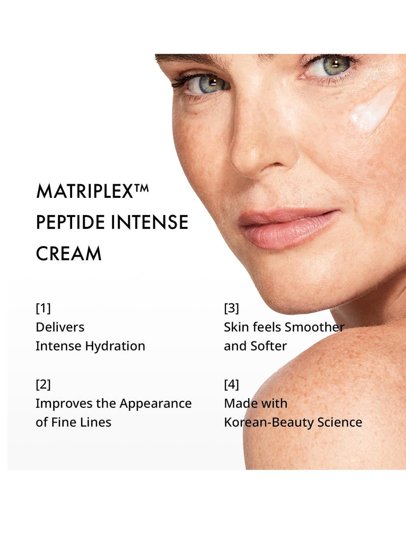 depology Matriplex™ Peptide Intense Cream | Infused with Matrixyl® 3000 | Matrixyl® | Synthe’6® | and Matrixyl® Morphomics® | Hydrating Facial Moisturizer | Improves Apearance of Fine Lines