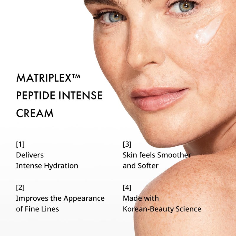 depology Matriplexâ„¢ Peptide Intense Cream | Infused with MatrixylÂ® 3000 | MatrixylÂ® | Syntheâ€™6Â® | and MatrixylÂ® MorphomicsÂ® | Hydrating Facial Moisturizer | Improves Apearance of Fine Lines - Image 2