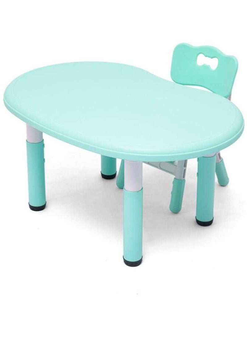 Generic Children's table set with height-adjustable children's chair  - Image 1