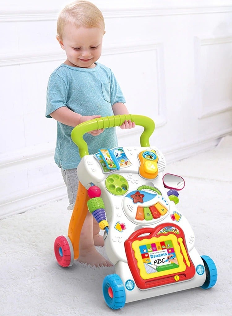 Multi-Functional Multicolored Writing, Drawing, Music Walker Assorted 6+ Months - Image 1