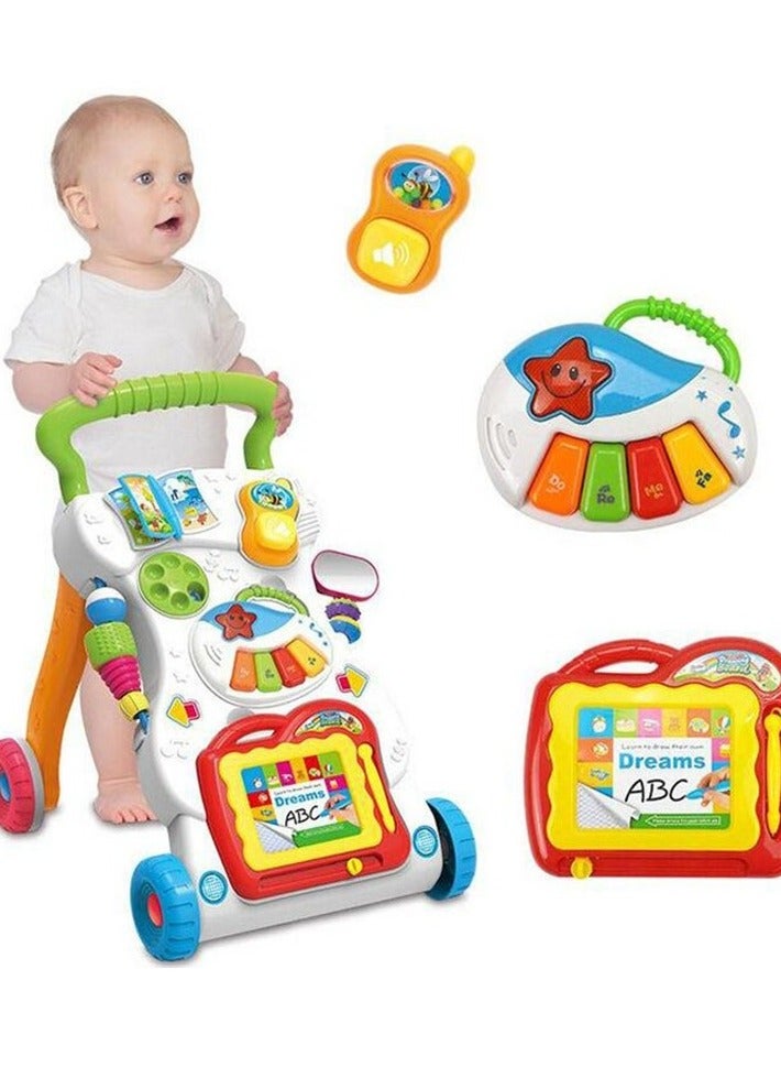 Multi-Functional Multicolored Writing, Drawing, Music Walker Assorted 6+ Months - Image 3