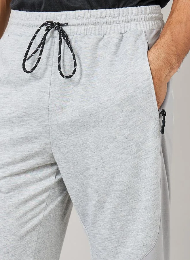 Styli Active Zipper Pockets Pintuck Panel Training Trackpants