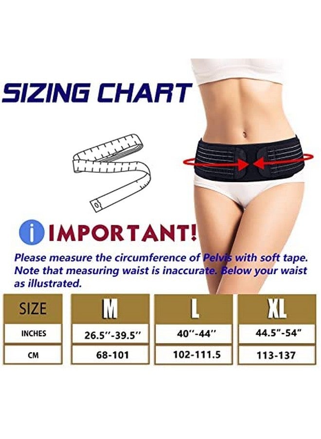 Thx4COPPER Compression Adjustable Sacroiliac Hip Waist Compression Belt, Lower Back Support Brace, Pain Relief for Sciatica, Pelvis, Lumbar,Nerve,Leg,SI Joint,Anti-Slip Pelvic for Men/Women - Image 3
