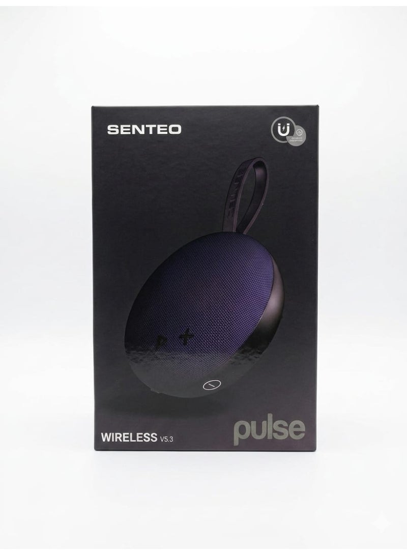 سينتيو مكبر الصوت المحمول Senteo Pulse 6w ببطارية تدوم طويلاً بصوت نقي وقوي متعدد المنافذ (AUX, TF Card, BT) . - Image 4