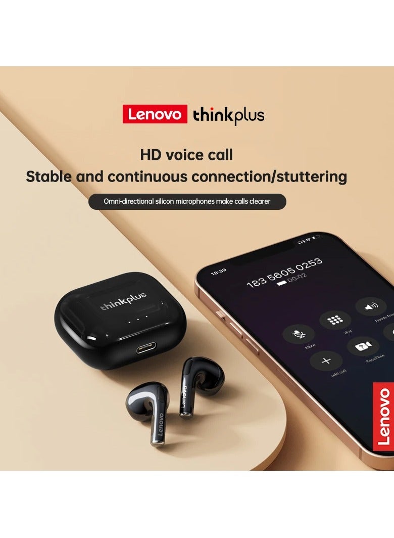 Lenovo LP40 II Earphones Original TWS Wireless Bluetooth 5.3 Headphones Sport Noise Reduction Touch Control Earbudss Black - Image 3