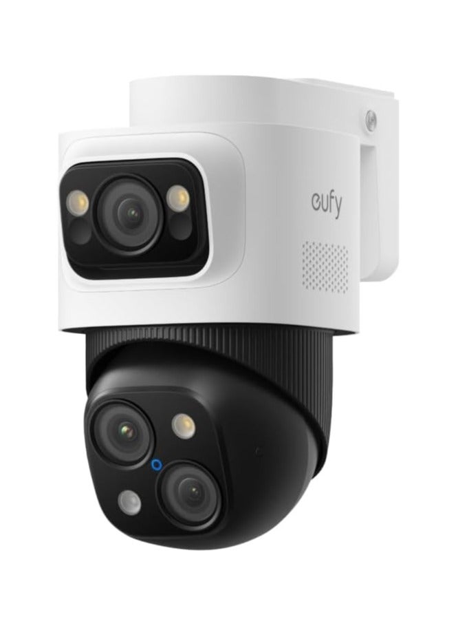 eufy Security PoE Bullet-PTZ CCTV Camera S4 Add-On, Wired Outdoor Cam, 4K UHD Triple Lens, 122° FOV, 360° Pan & Tilt, 8× Auto Zoom, AI Tracking, Red & Blue Lights, Colour Vision, 24/7 Recording, IP65 - Image 1